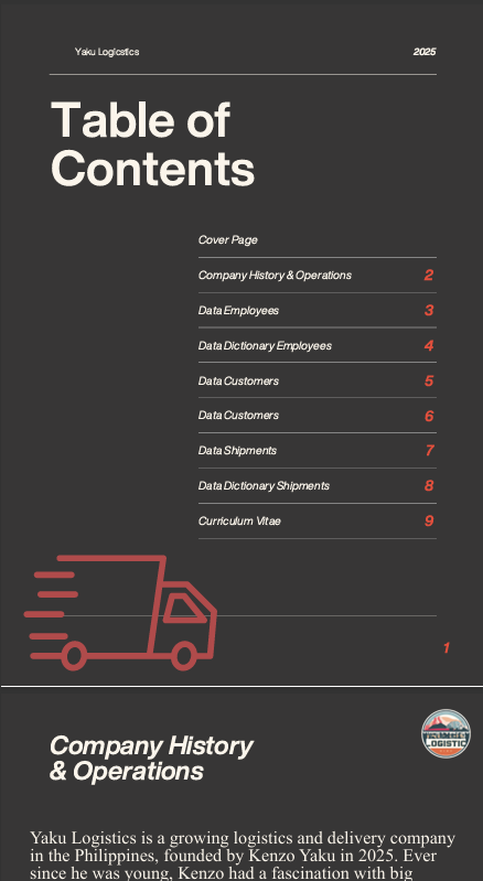Table of Contents